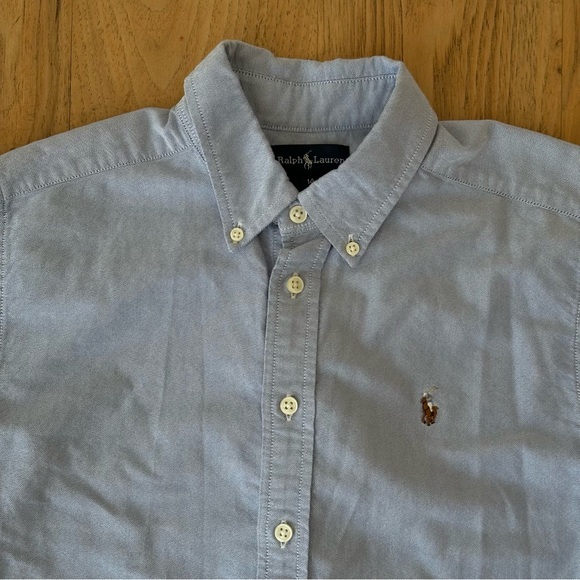 POLO RALPH LAUREN Boys Classic Oxford Button Down - Picture 2 of 5